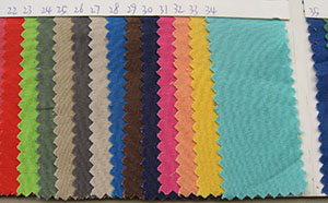 Cotton Fabric Color Chart 2
