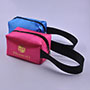 Compact Travel Toiletry Bag Small Satin Wristlet for Essentials