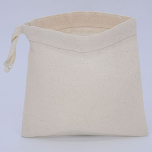 Sacs anti poussière pour vêtements personnalisés grands sacs en coton avec cordon en coton, naturel