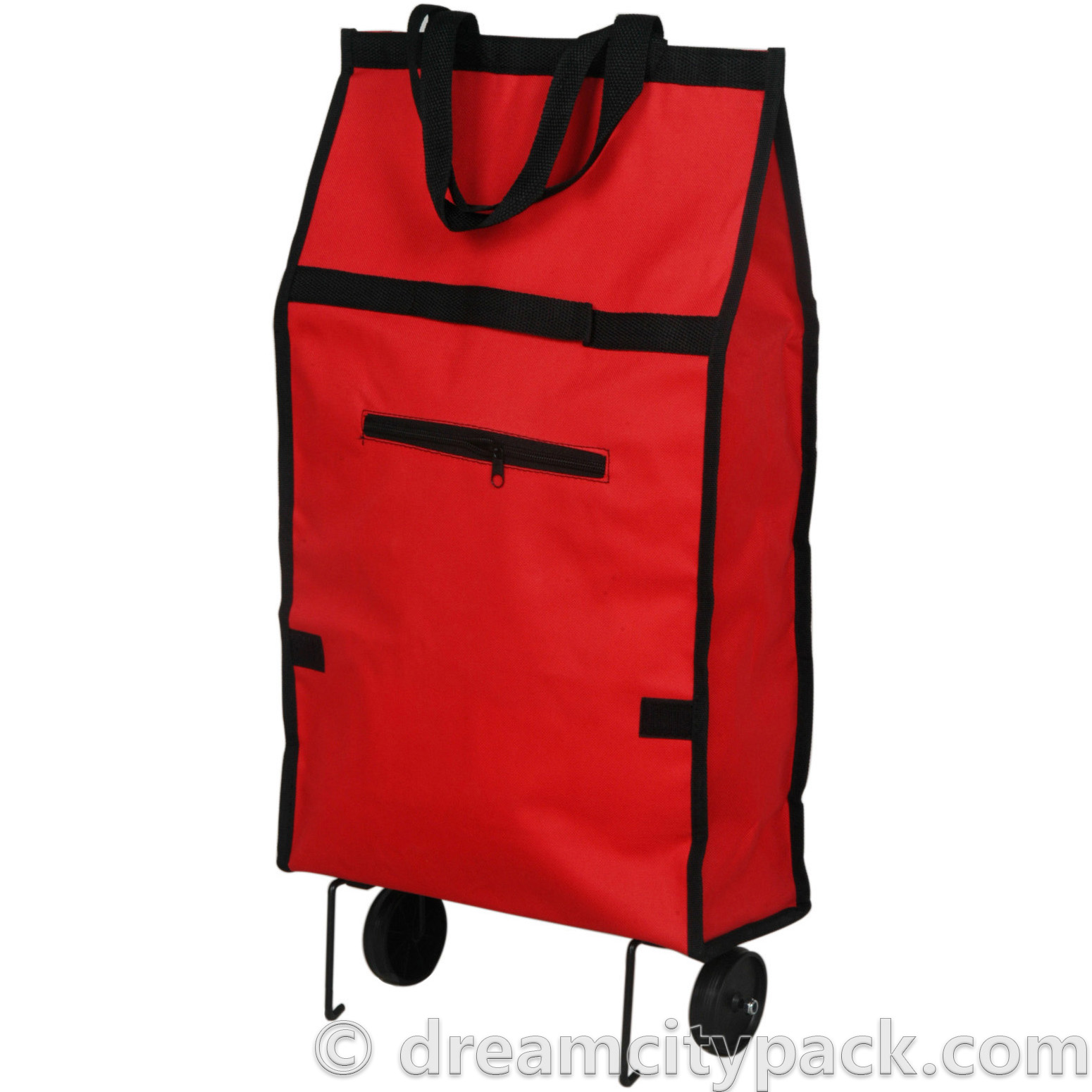 Pocket Folding Trolley Bag/Fold able Shopping Trolley Bag with Wheels  Folding Travel Luggage Bag/Vegetable, Grocery, Shopping Trolley Carry Bag(Multicolor)  | BHAKTINANDAN ENTERPRISE