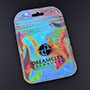 Holographic Plastic Jewelry Pouch with Ziplock Closure and Aluminum Foil, with Custom Logo.