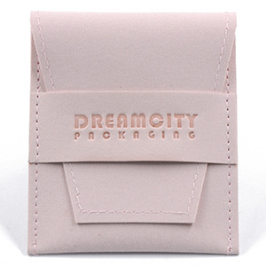 Personalisierte Geldbörse aus Mikrofaser-Leder Make-up und Schmuck Umschlag mit eingraviertem Logo