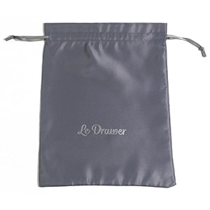 Grand sac anti-poussière réutilisable pour vêtements taille Jumbo avec logo argenté
