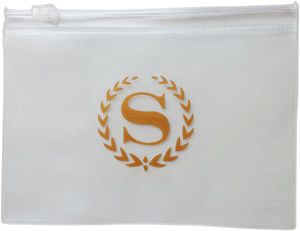 Sacos reutilizáveis com fecho deslizante e logotipo personalizado