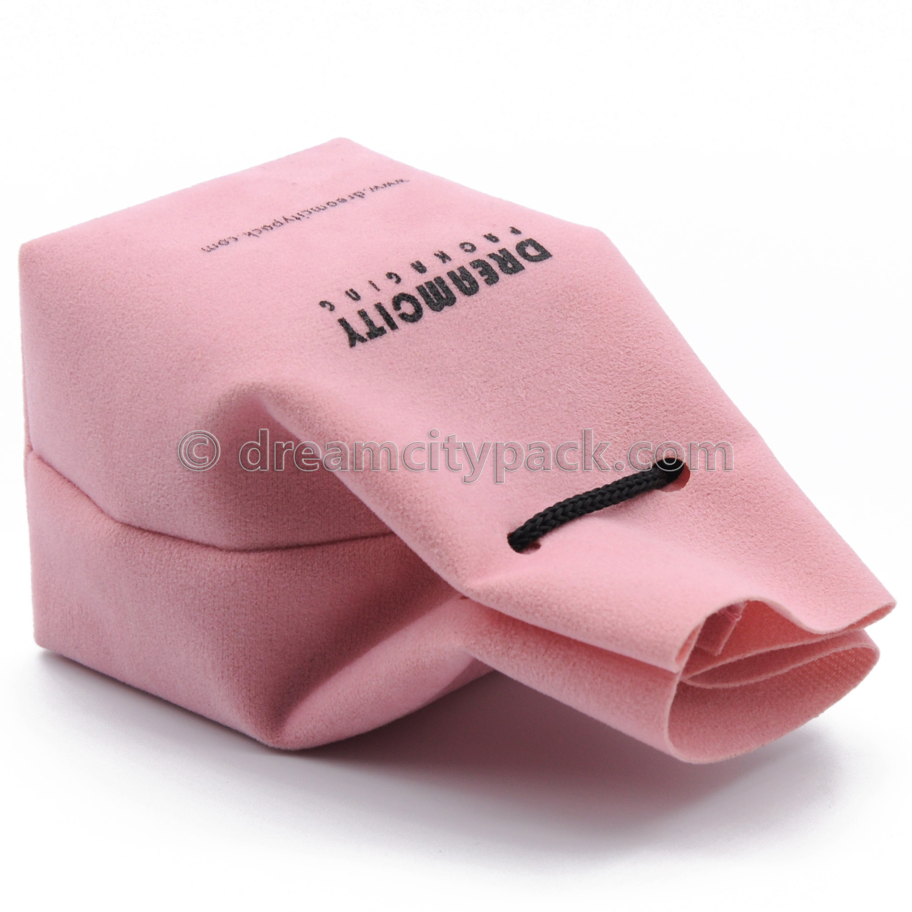 Wholesale Velvet Bags Drawstring Jewelry Pouches with Round Bottom in Stock