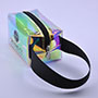 Waterproof Travel Toiletry Bag Holographic Plastic Wristlet for Essentials