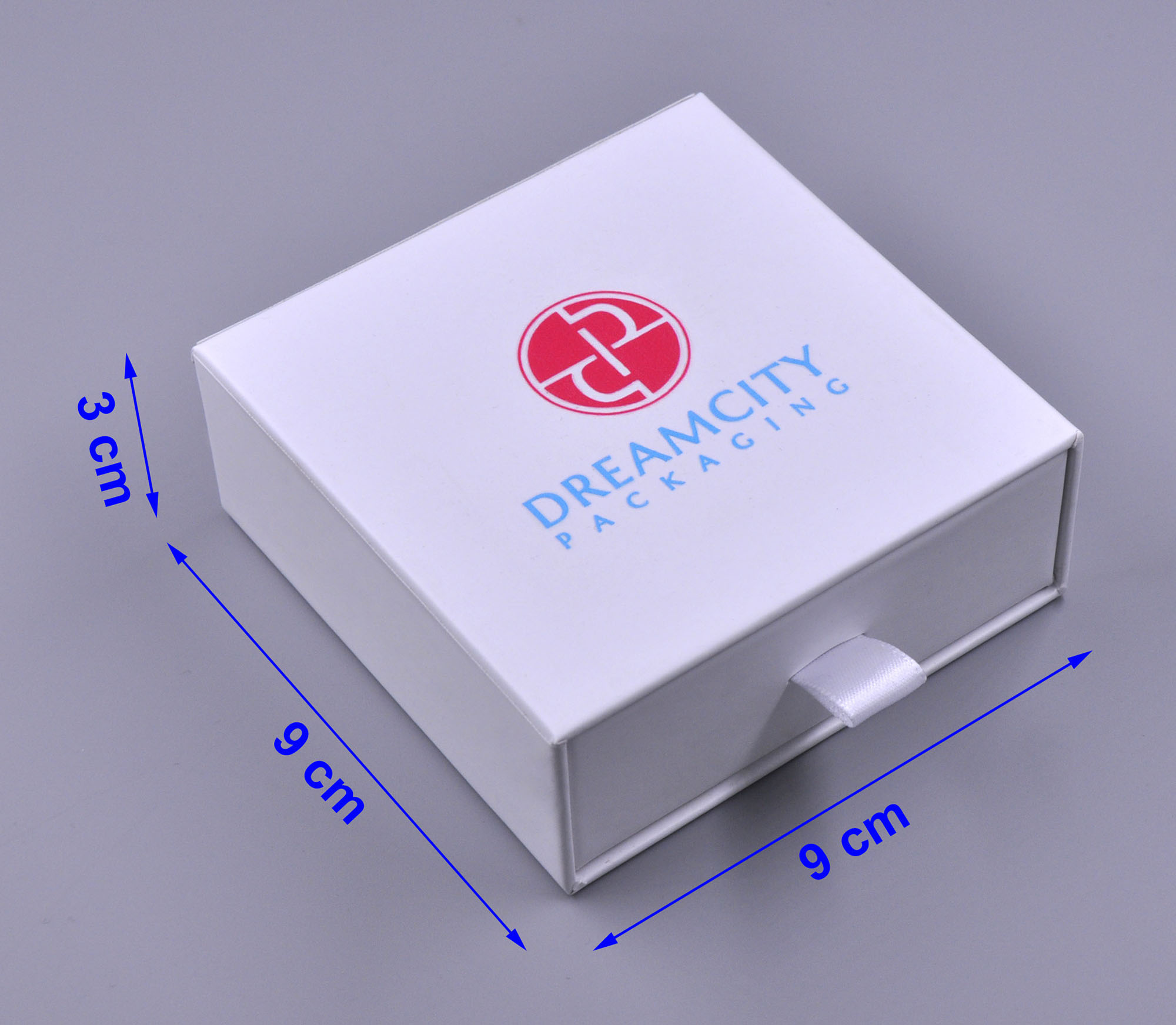 Großhandels-Schubladenbox aus Papier für Schmuck, Größendiagramm.